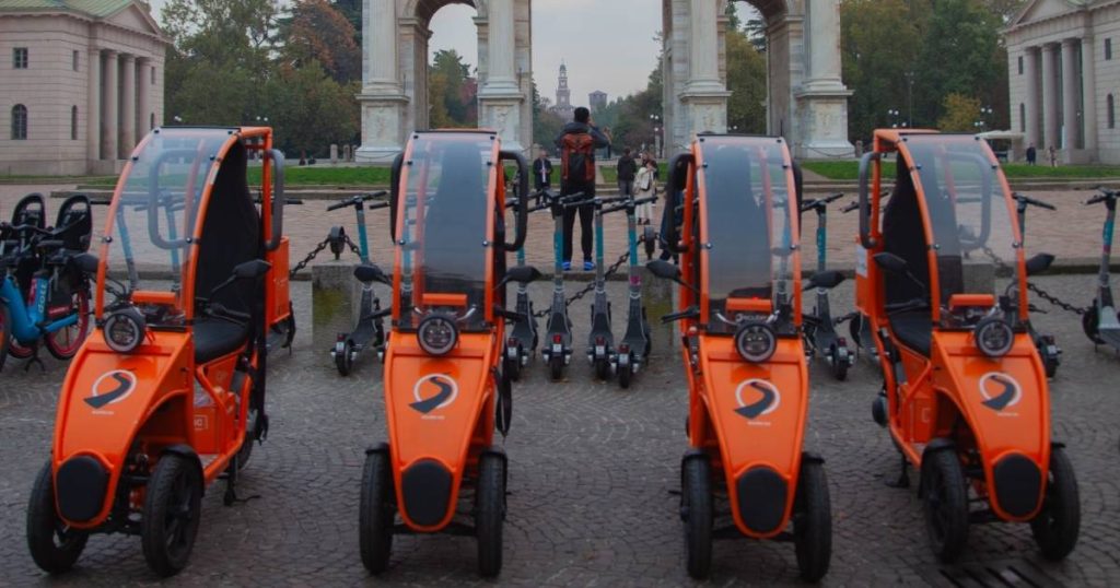 Scuter a Milano il nuovo scooter elettrico a tre ruote